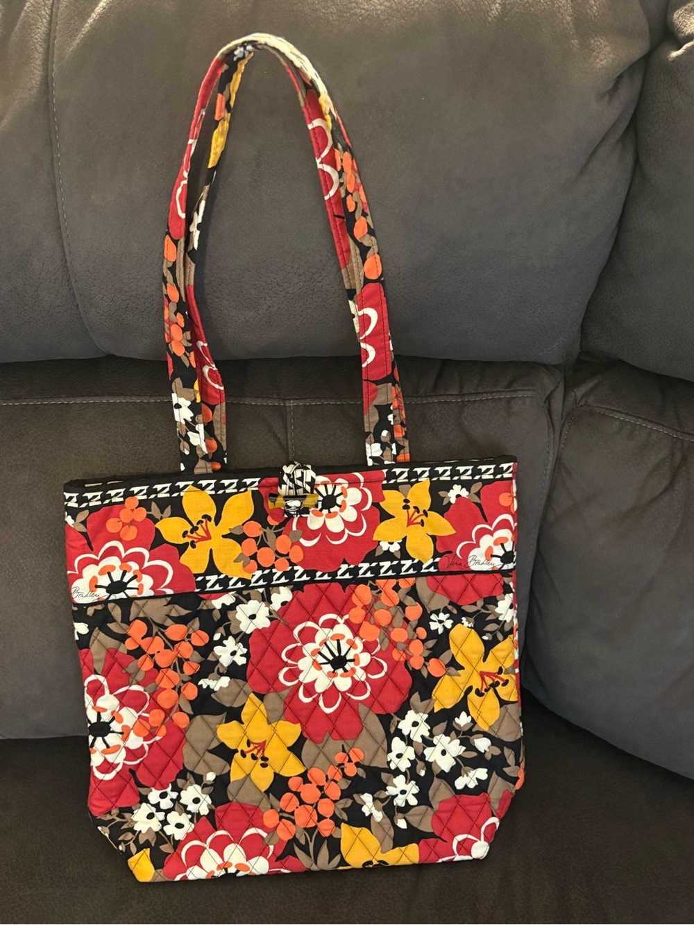 Retired Vera Bradley Toggle Tote NWOT Bittersweet